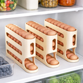 Rolling Egg Dispenser Fridge Organizer